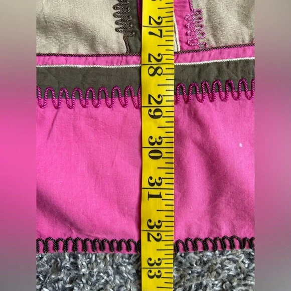 Anthropologie Ranna Gill quilted embroidered swim cover /dress small - Picture 8 of 14